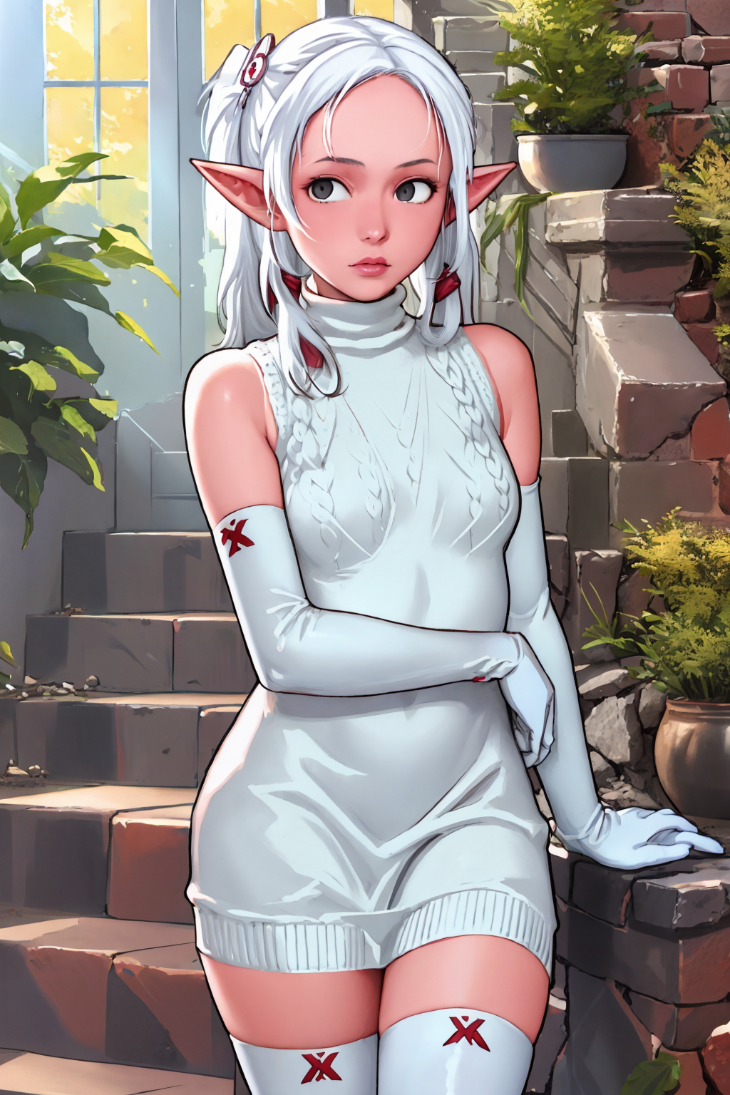 11700-4188050732-masterpiece, best quality, 1girl, solo, creamy skin, _lora_ColoredSkin_1_, _lora_comiclo_1_, gloves, twintails, long hair, white.png
